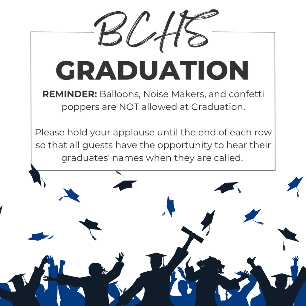Graduation Reminders