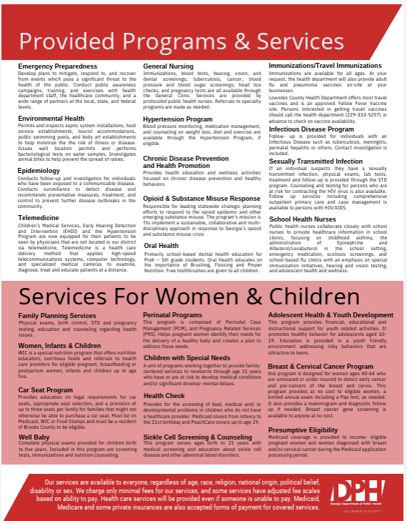 DPH Brochure