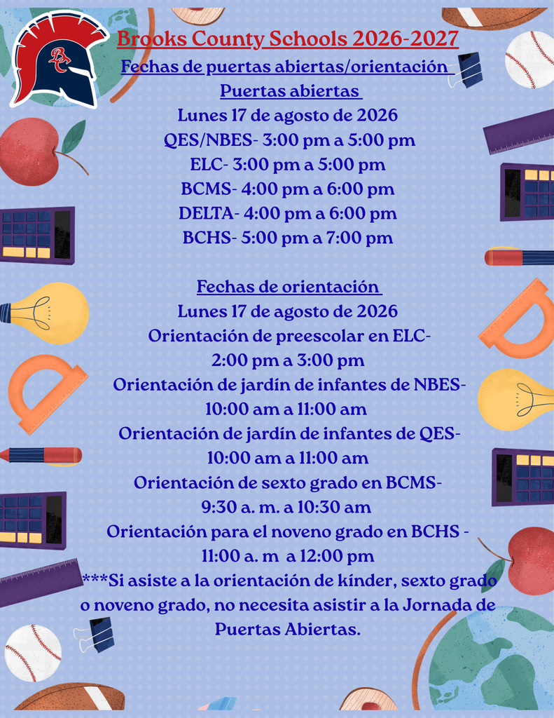 Open House and Orientations