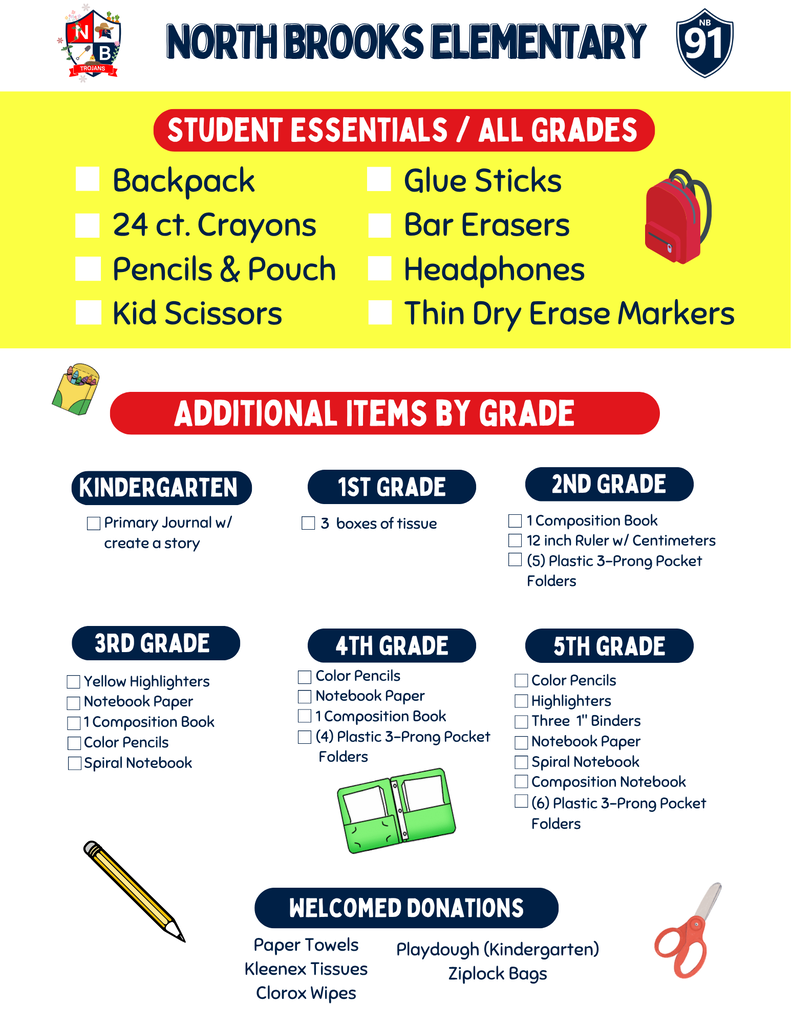 NBES Supply List