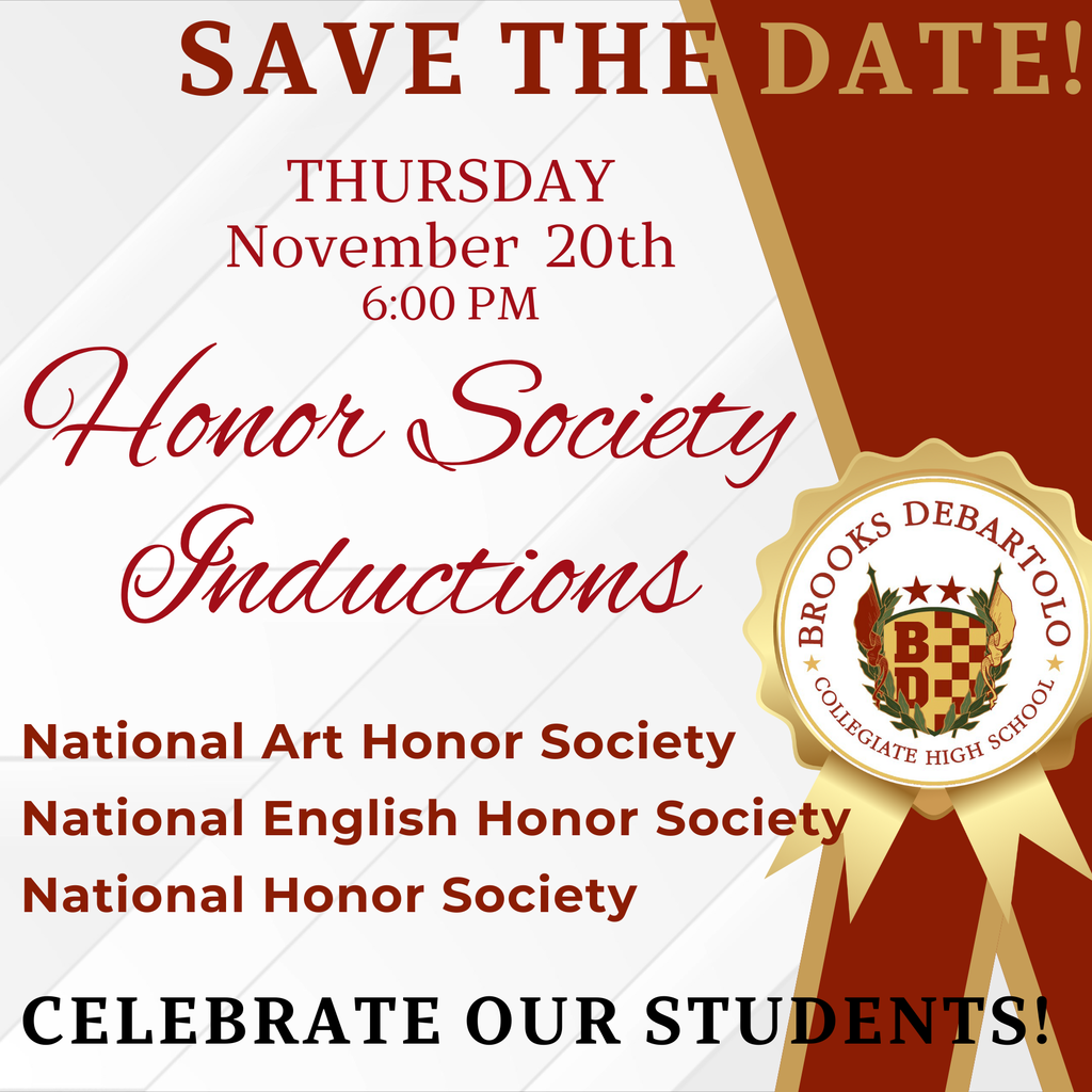 Invitation to the Honor Roll Society Inductions