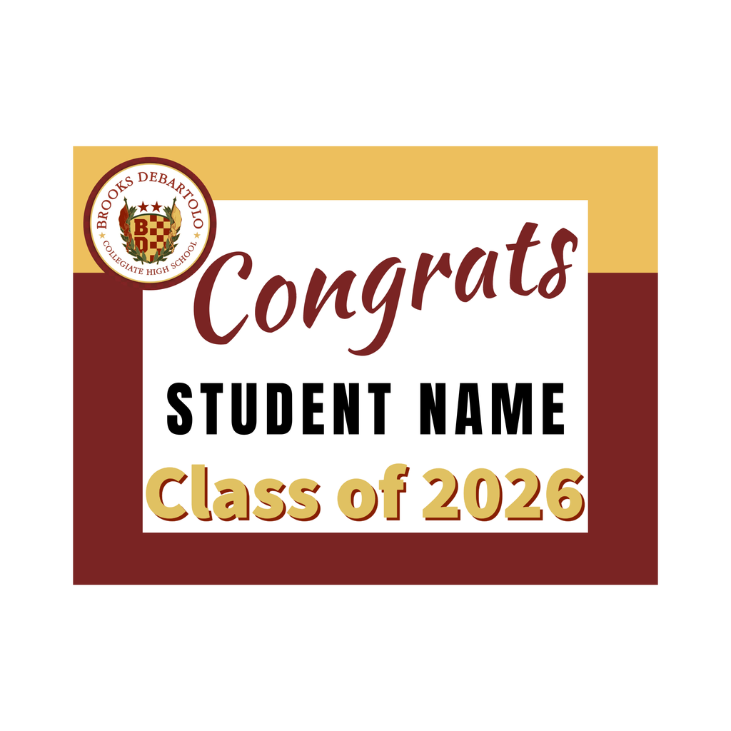 Senior Yard Sign Sample