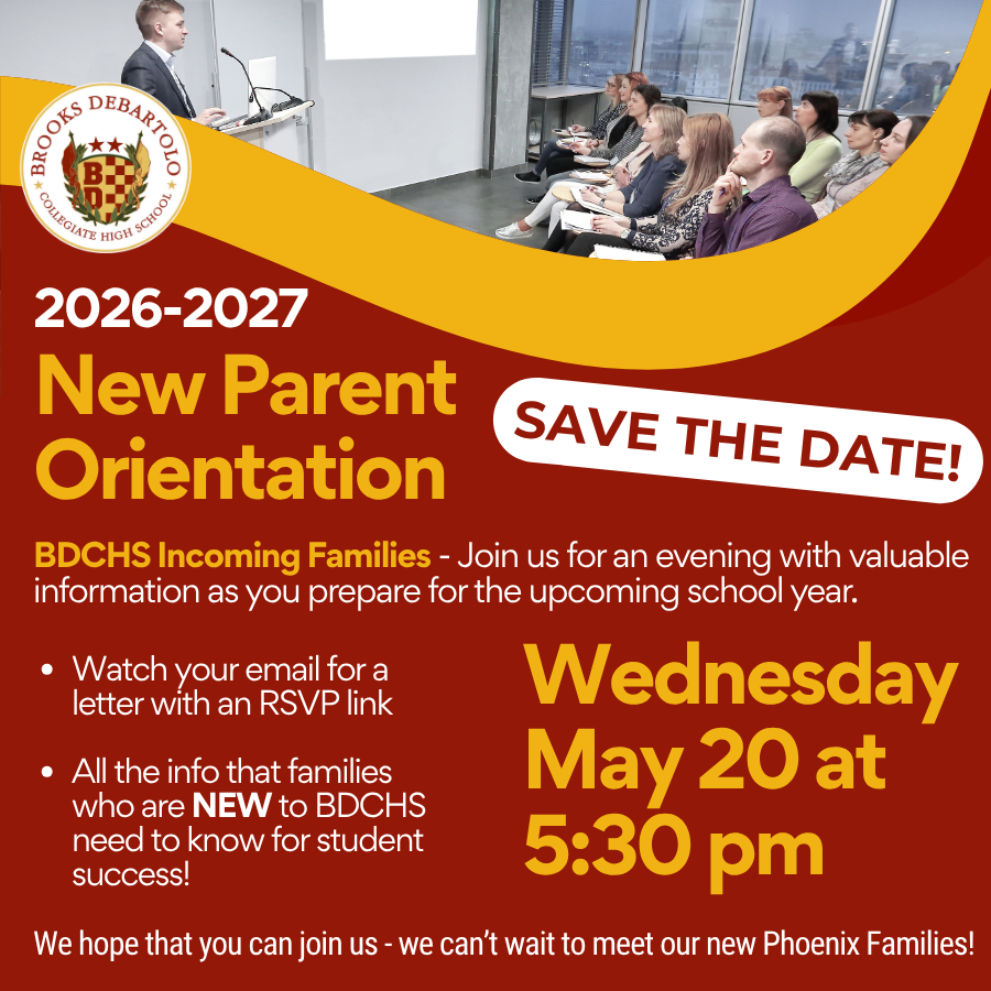 BDCHS NEW Parent Orientation