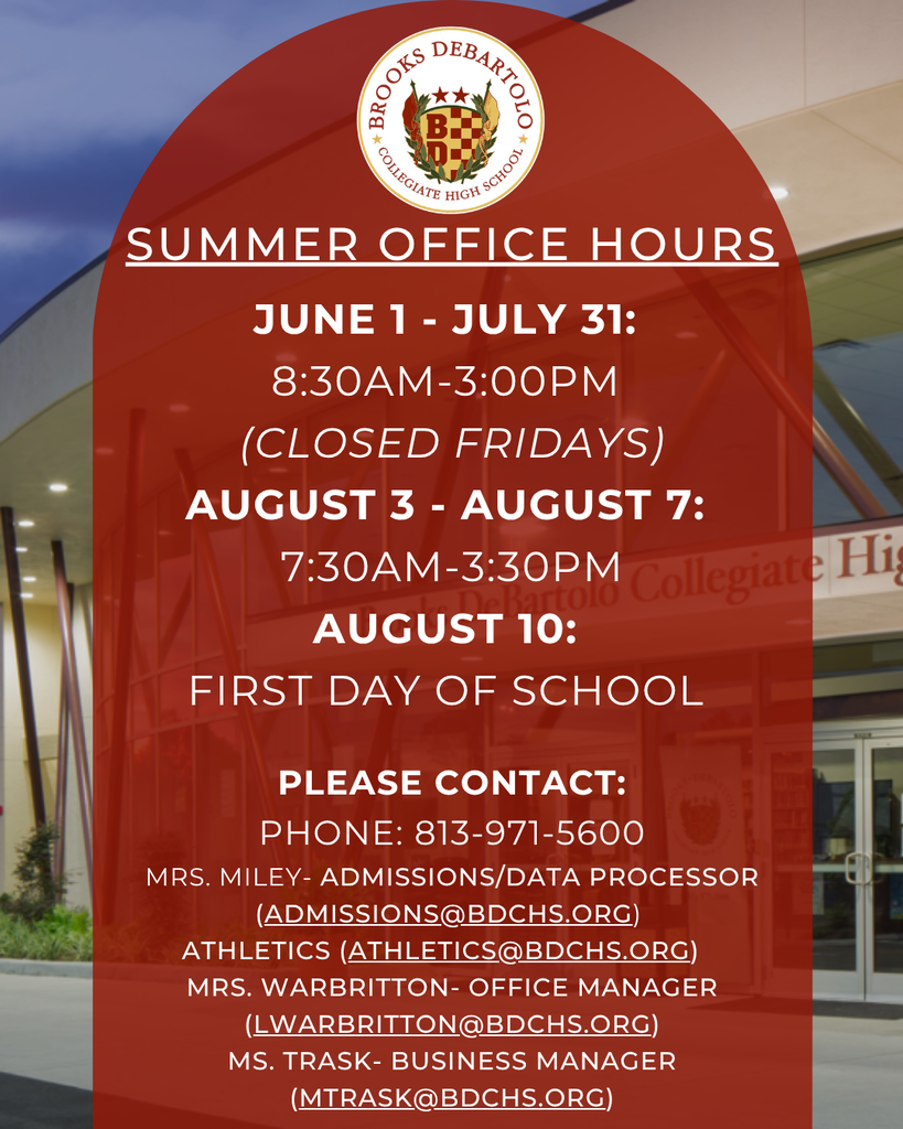 Summer Office Hours