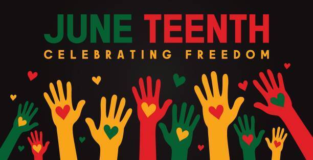 Juneteenth Celebrating Freedom graphic