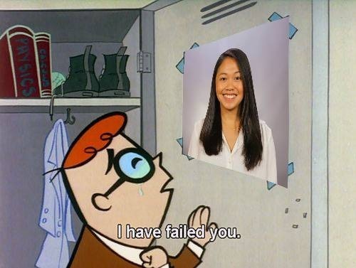 dexter crying at his locker over Pauline's picture