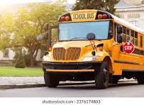 school bus stock photo