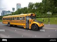 school bus stock photo