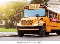 school bus stock image