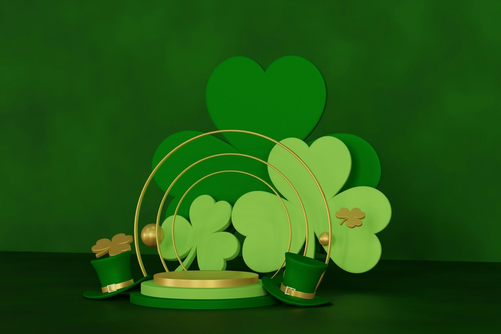 shamrocks and hats