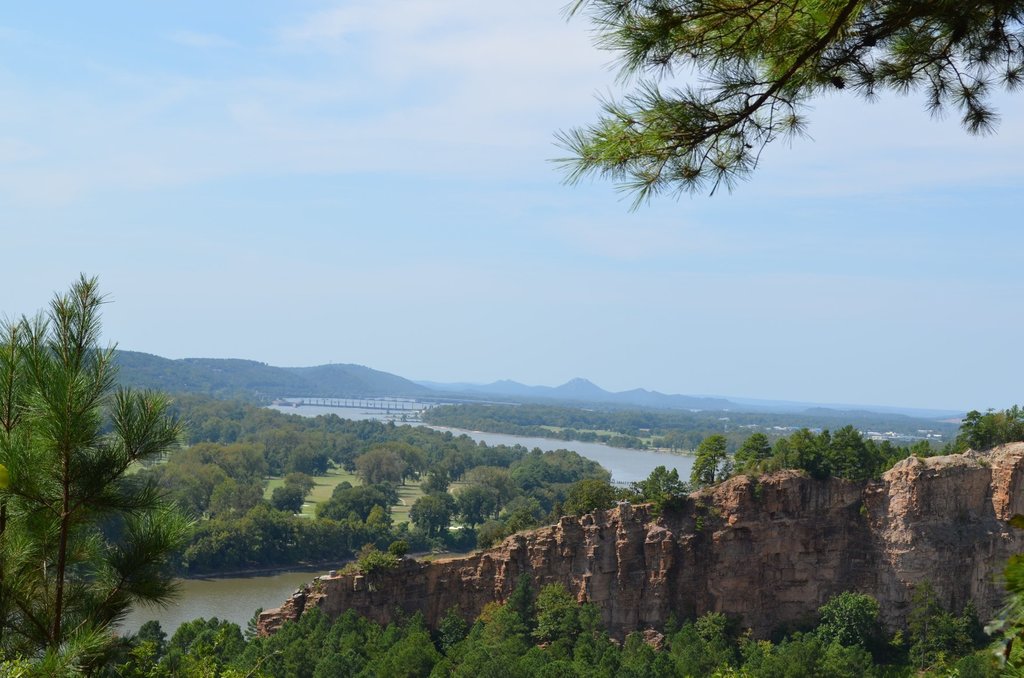 view of the arkansas river