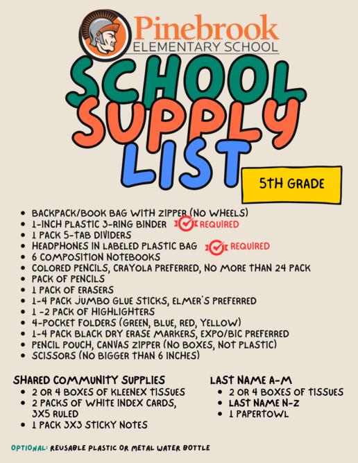 Back to school flyer 