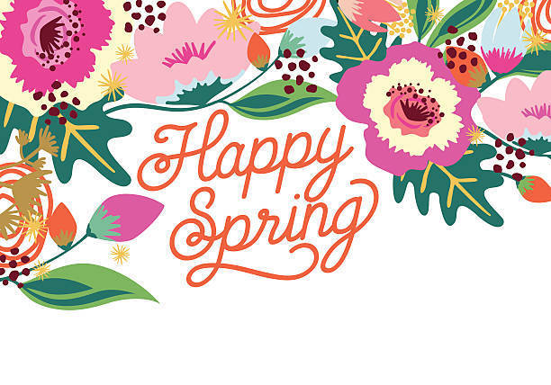 happy spring graphic