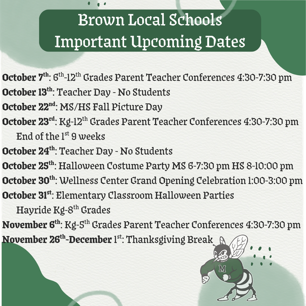 impt dates