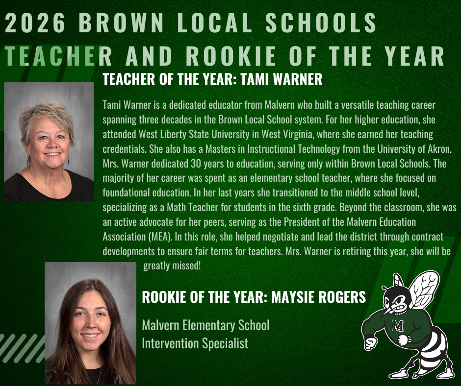 Teacher/Rookie of the Year