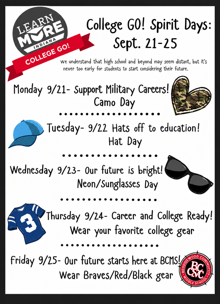 College Go! Spirit Days