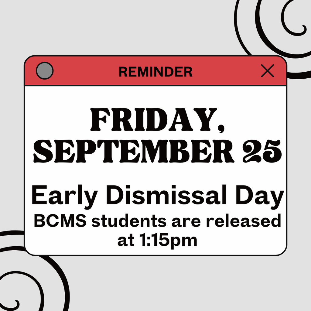 9/25/26 Early Dismissal Day