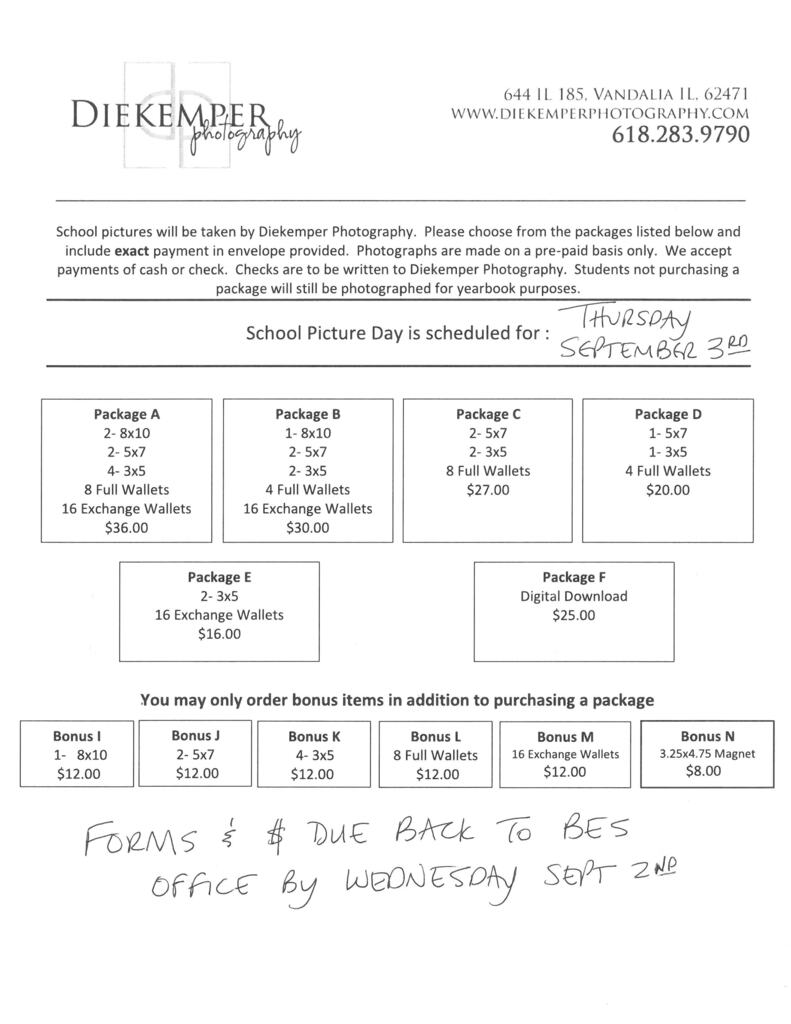 Picture Order Form 2026