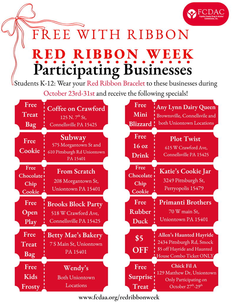 red ribbon