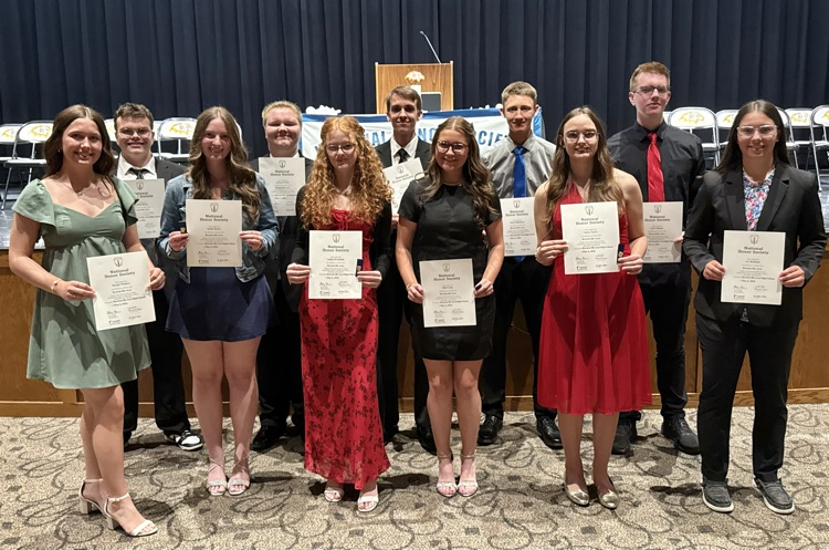 New Inductees National Honor Society 