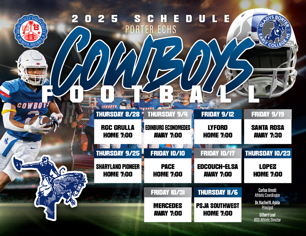 2025-2026 Football Schedule