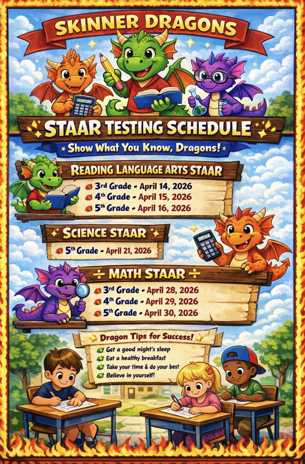 STAAR Testing Schedule