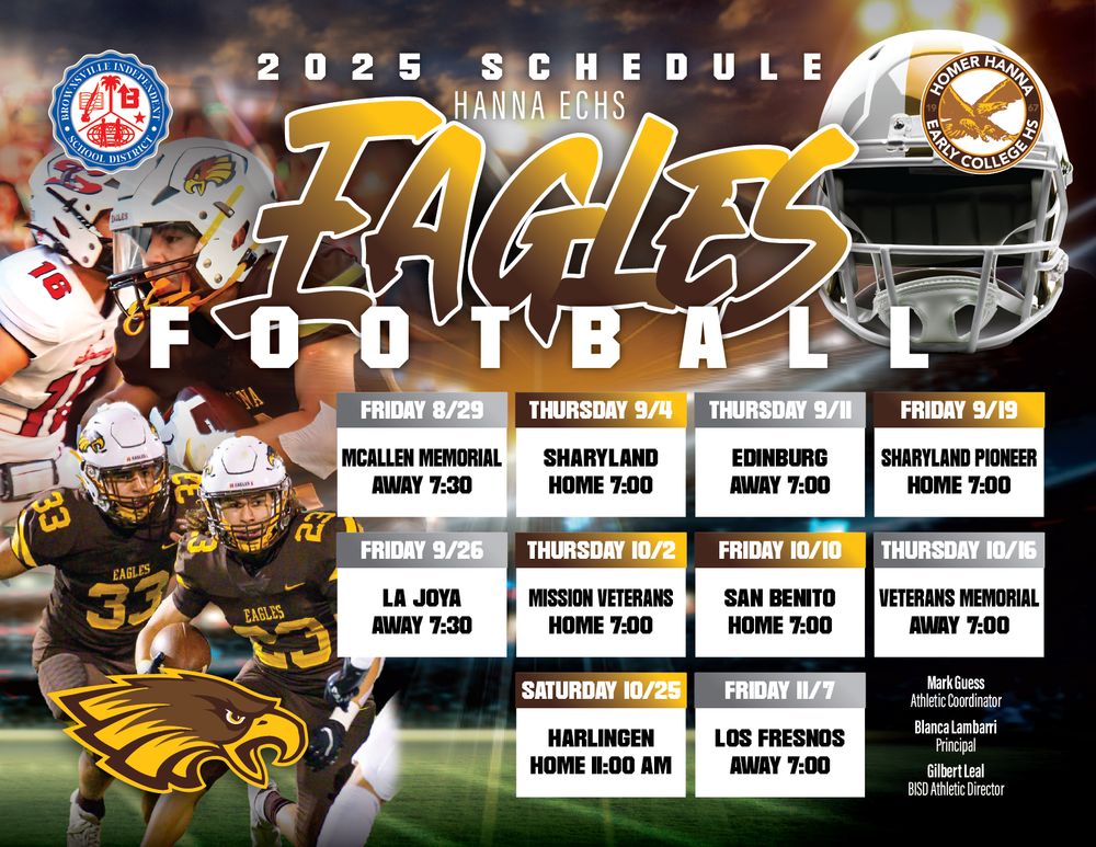 2025-2026 Football Schedule