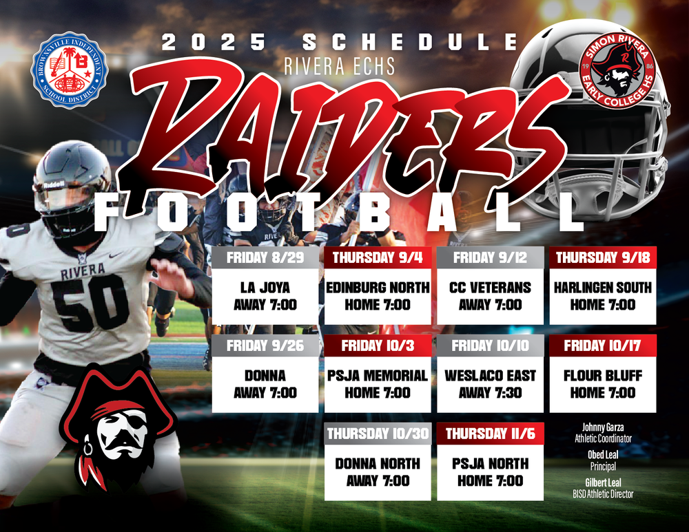 2025-2026 Football Schedule