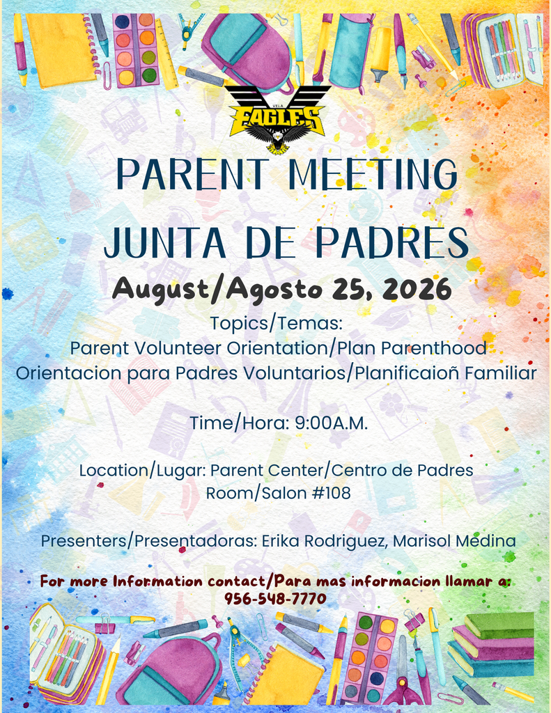 Parent Meeting 8-26