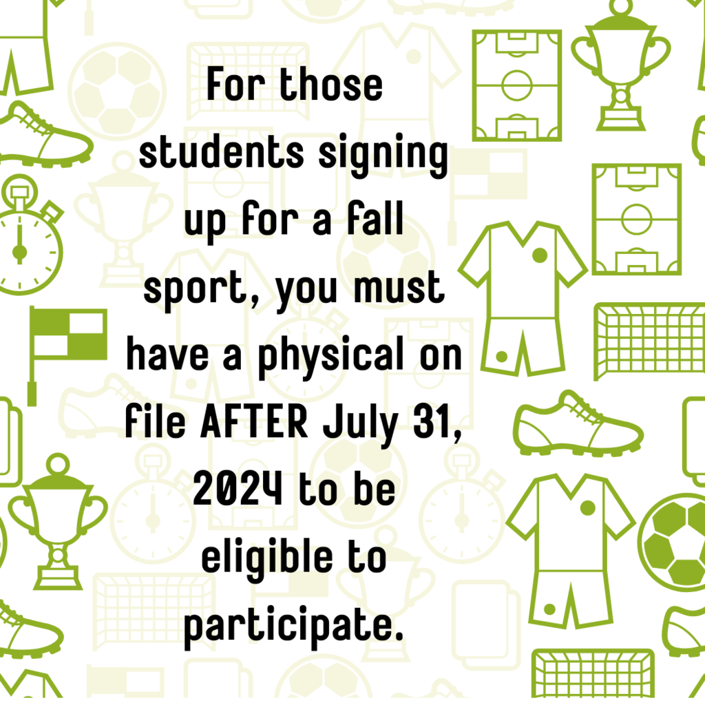 fall sport physicals