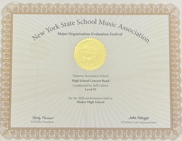 HS Band NYSSMA