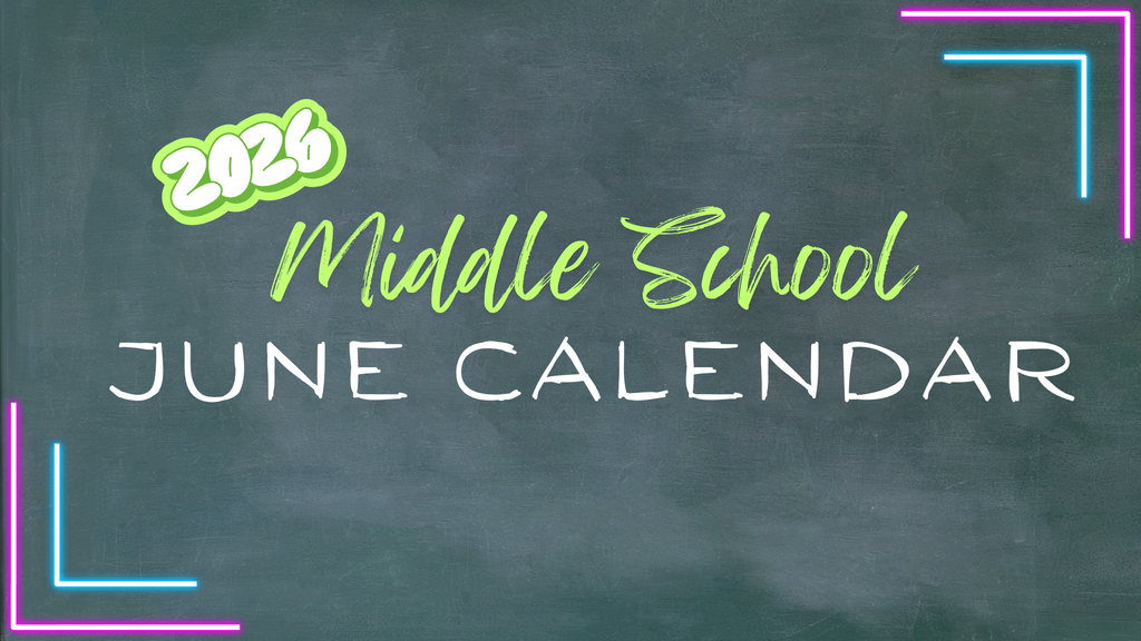 Middle School Calendar