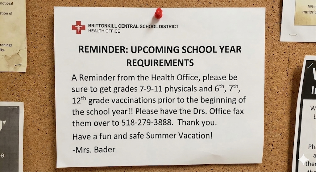 Health Office Reminder