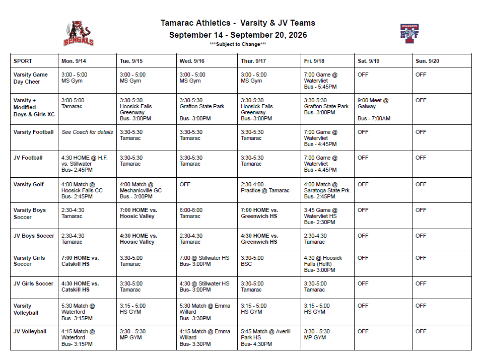 Athletics