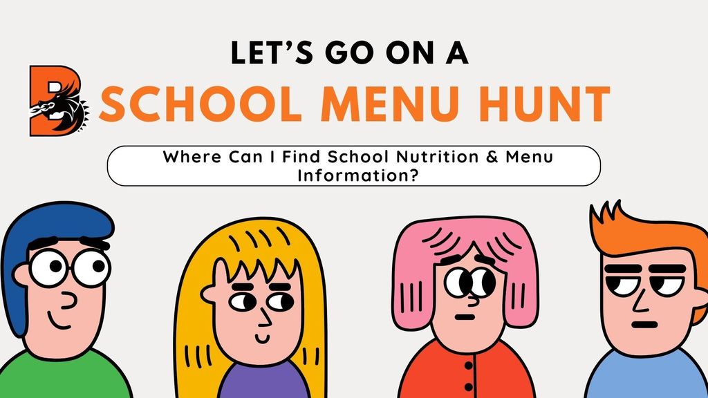 Image about where to find school lunch menus
