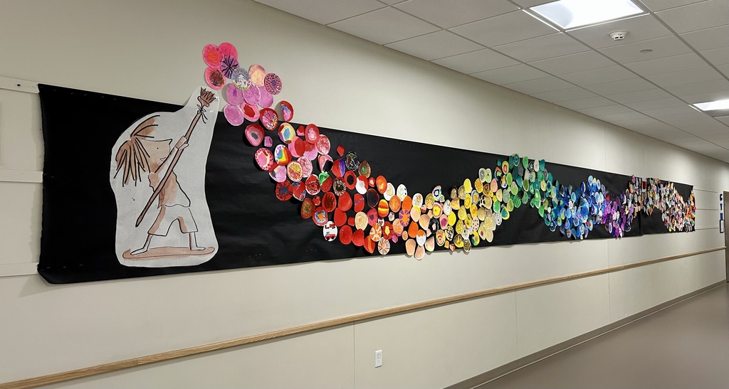 Kate Furbish students create a mural to celebrate Dot Day 2025