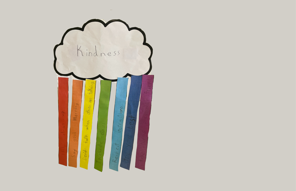 rainbow with kind ideas
