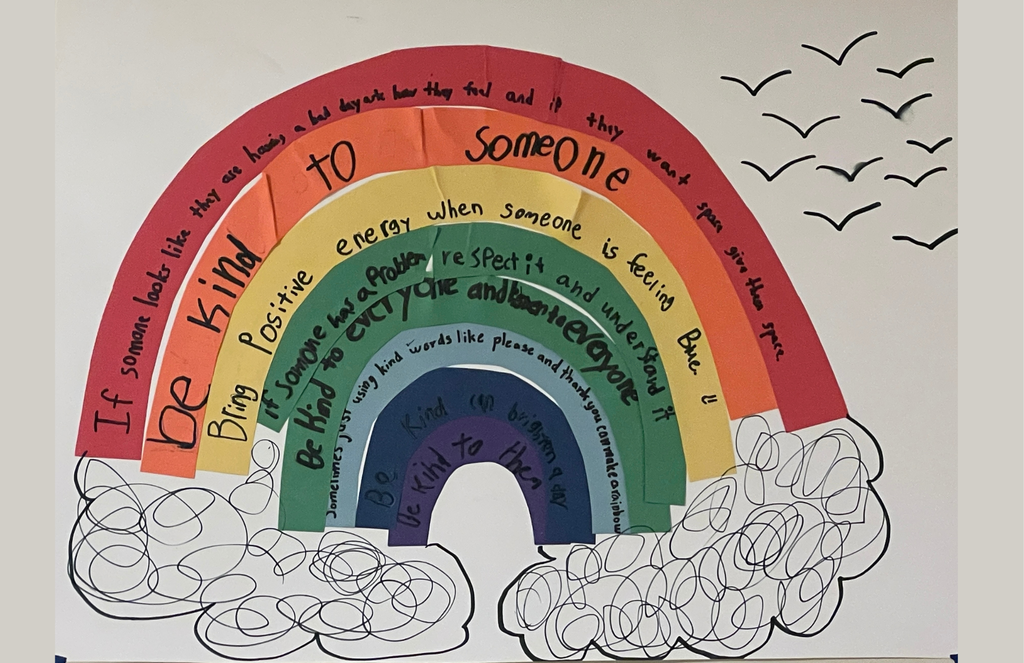 rainbow with kind ideas