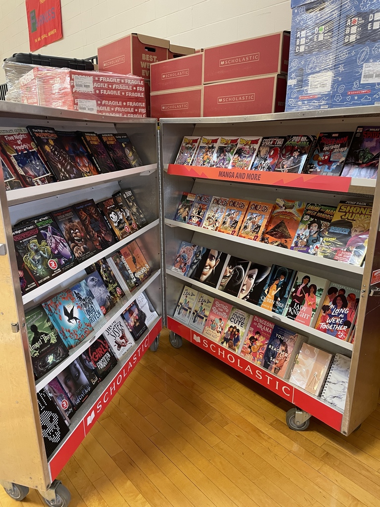 a bookcase opened to reveal books inside