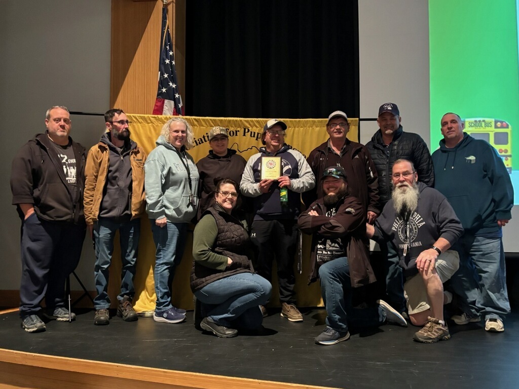 Brunswick Bus Drivers accepting Team Award at MAPT Safety Conference.