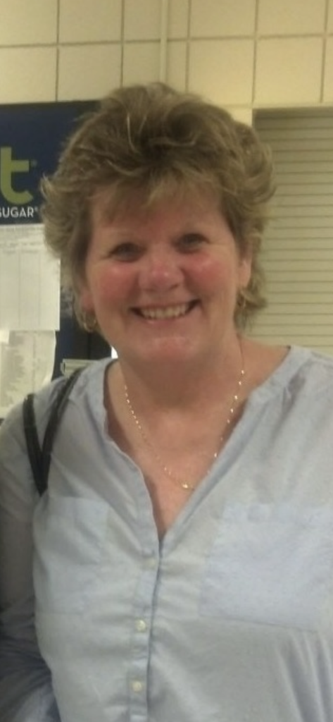 Kathy Tuttle smiling big