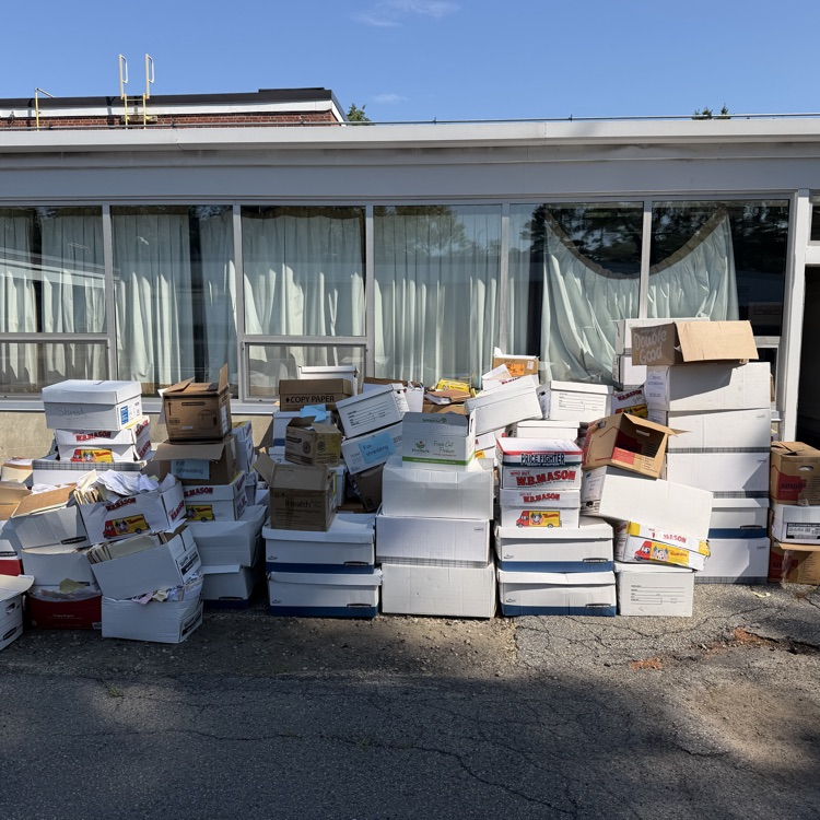 boxes of paper