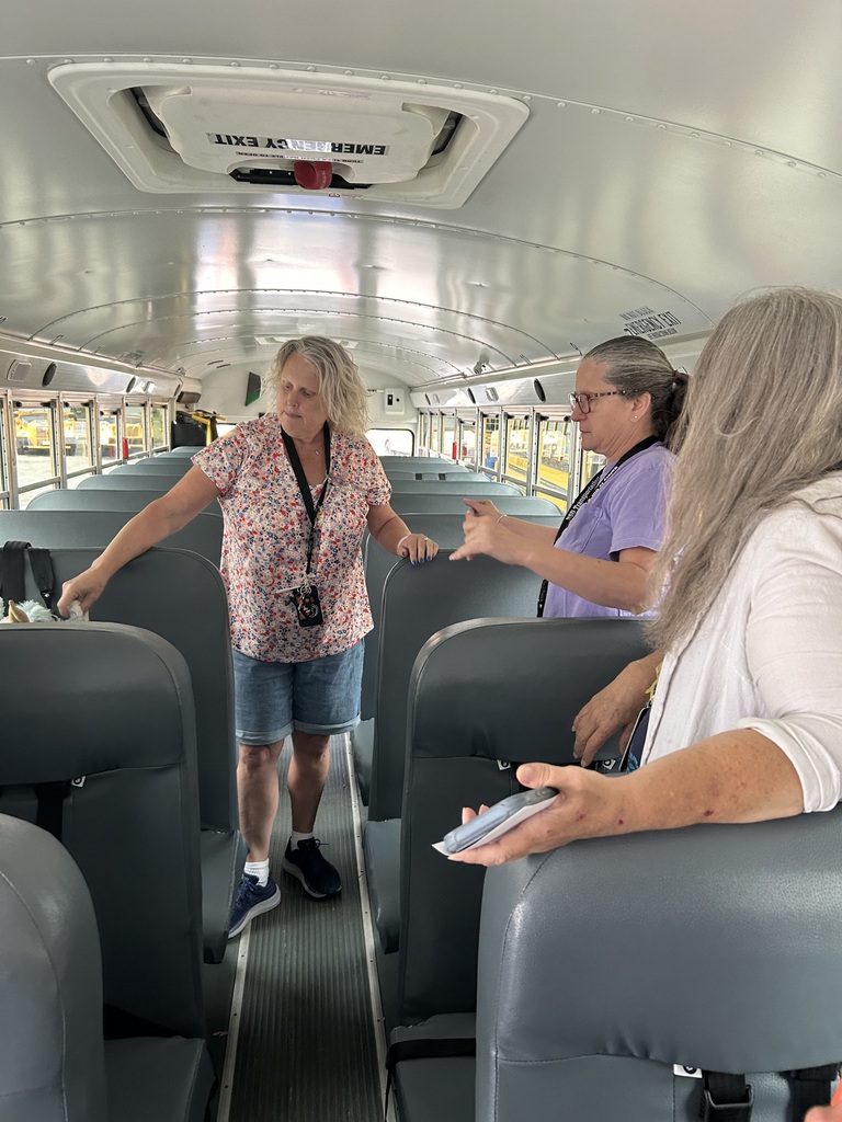 Bus Drivers receiving Training