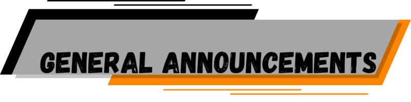 Announcements