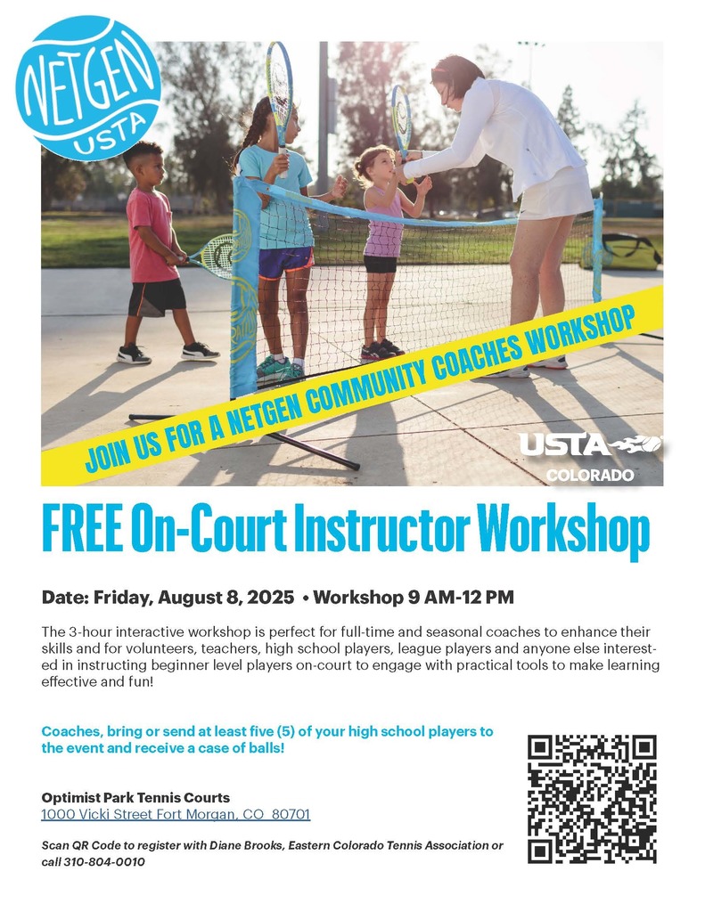 Tennis Workshop Flyer 