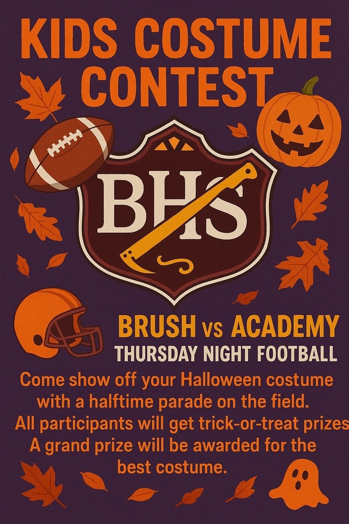 Kids Costume Contest  Thursday Night Football COme show off your Halloween costume with a halftime parade on the field. All participants will get trick-or-treat prizes. A grand prize will be awarded for the best costume.