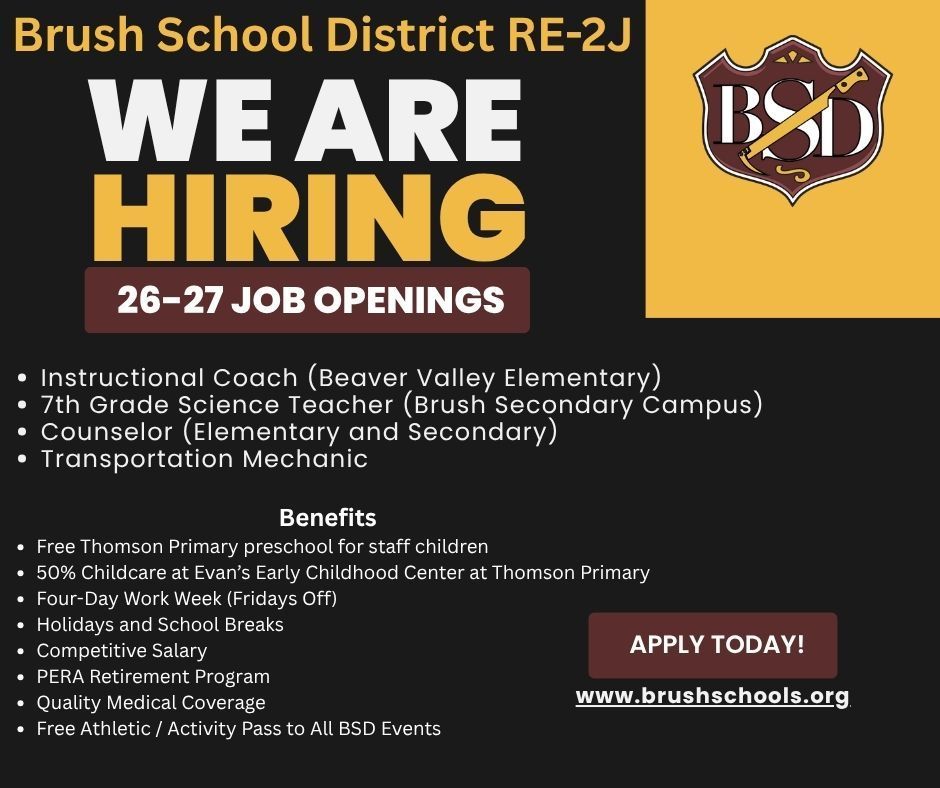 We are hiring flyer 