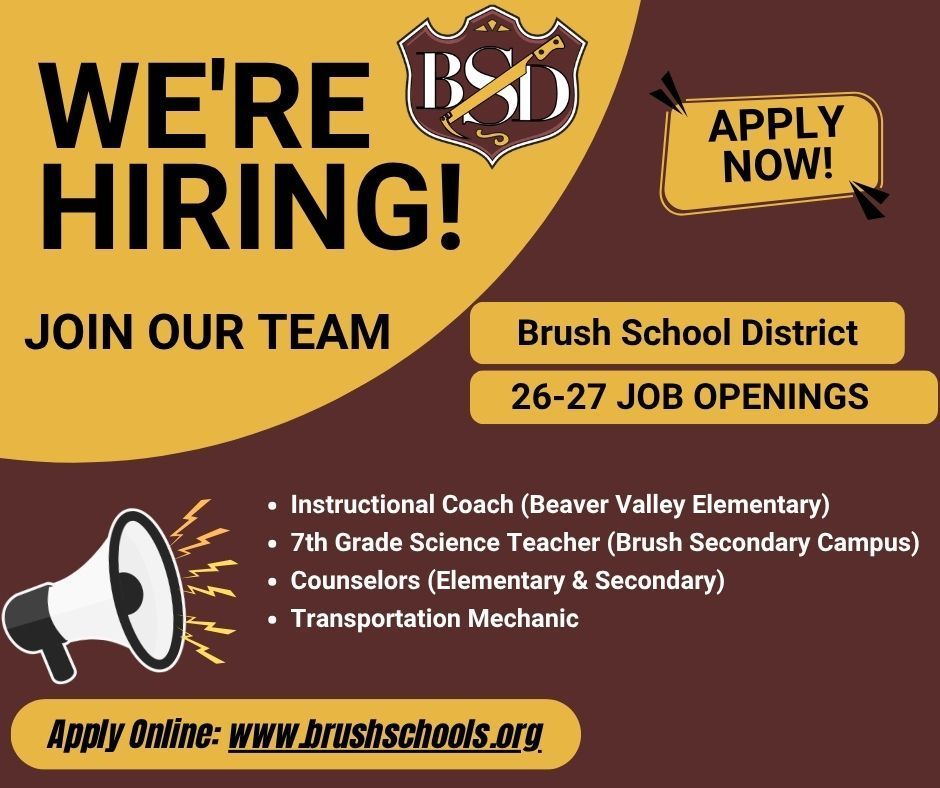 We are hiring flyer 