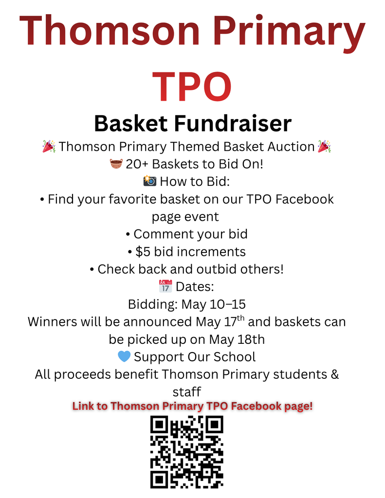Thomson Primary PTO Fundraiser