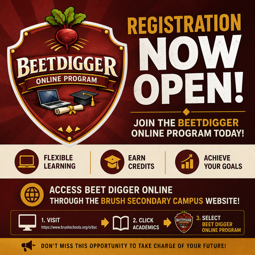 Beetdigger Online Program flyer about registration